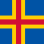 Aland Islands flag